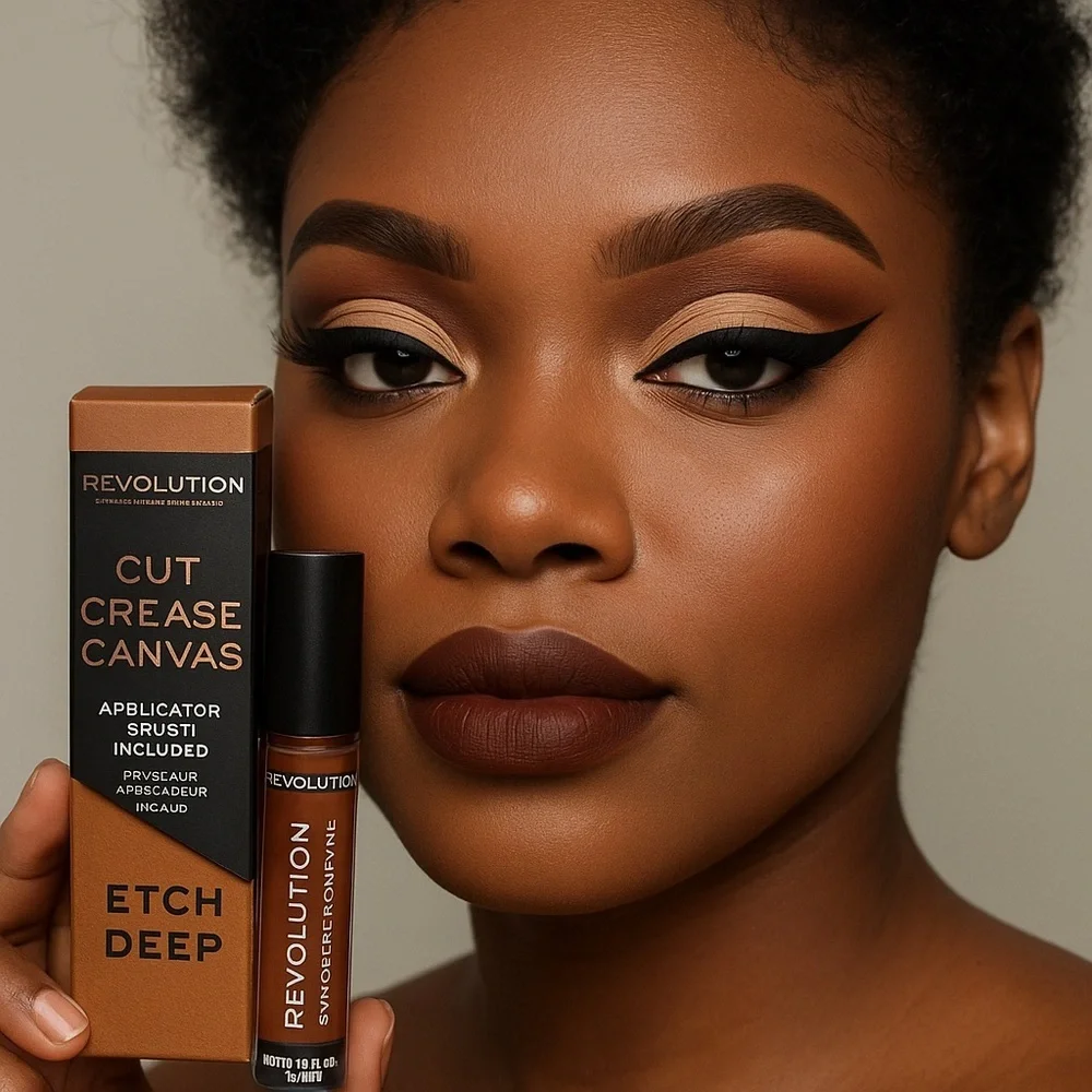 New! Makeup Revolution The Cut Crease Canvas Eyeshadow Base in Etch Deep